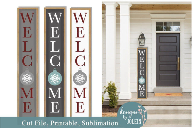 Ornament Porch Welcome SVG Designs by Jolein 