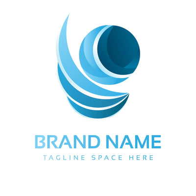 Ornamental Splash Water Logo Template Illustration Design SVG naemmiah021 