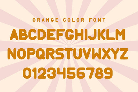 Orter - Retro Color Font Font Masyafi Studio 