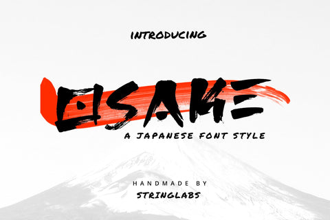 Osake - Japanese Font Font StringLabs 