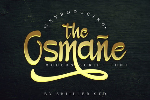 Osmane Script Font Font Skiiller_Std 