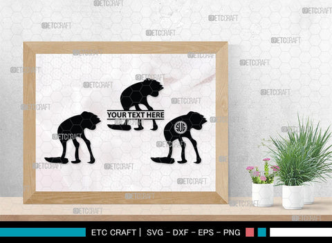 Ostrich Head in Sand Monogram, Ostrich Head in Sand Silhouette, Ostrich Head in Sand SVG, Ostrich Svg, Ostrich Bird Svg, Bird Svg, SB00297 SVG ETC Craft 