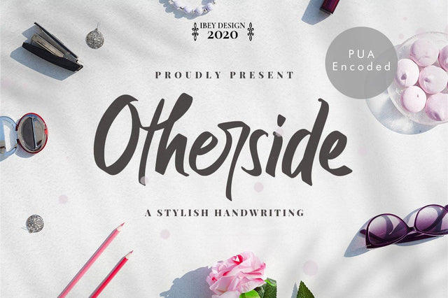 Otherside - Handwritten Script Font Font Ibey Design 