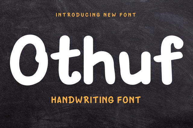 Othuf Font Font twinletter 