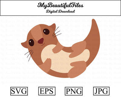 Otter - Animal SVG MyBeautifulFiles 