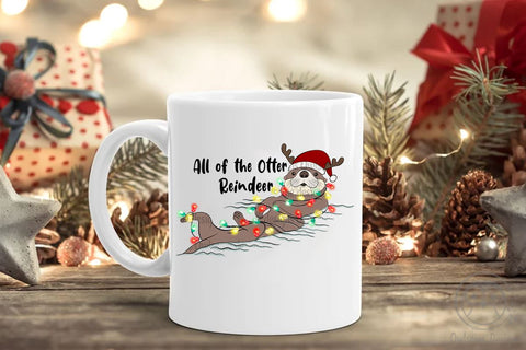Otter Christmas Sublimation Sublimation LAM HOANG THUY 