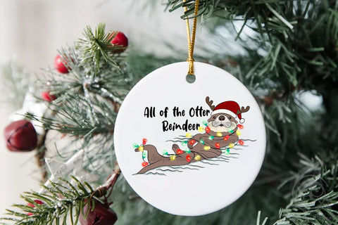 Otter Christmas Sublimation Sublimation LAM HOANG THUY 