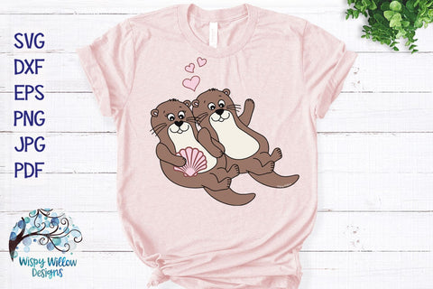 Otter Love SVG Bundle SVG Wispy Willow Designs 