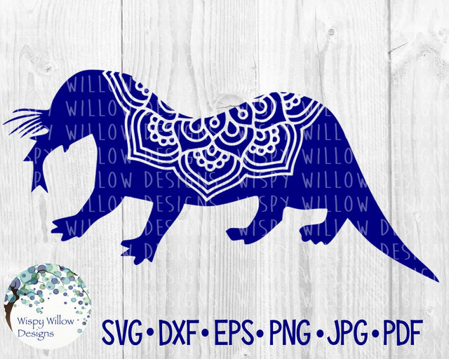 Otter Mandala SVG Wispy Willow Designs 