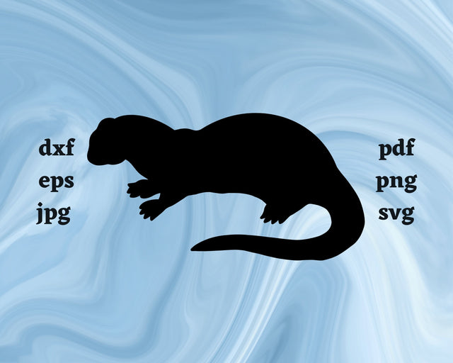 Otter SVG Cut File SVG Northern Light SVG 