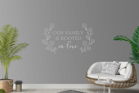Our family is rooted in love Family SVG Quote cut file SVG Zoya Miller 