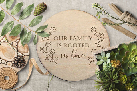 Our family is rooted in love Family SVG Quote cut file SVG Zoya Miller 