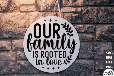 Our family is rooted in love SVG SVG akazaddesign 
