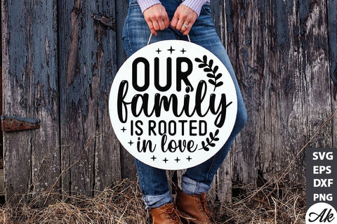 Our family is rooted in love SVG SVG akazaddesign 