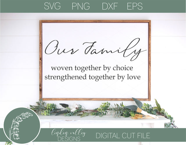 Our Family SVG SVG Linden Valley Designs 