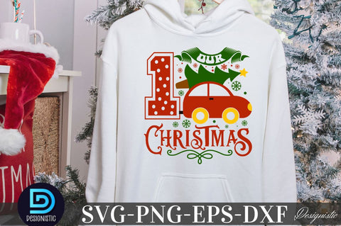 Our first Christmas, Christmas SVG SVG DESIGNISTIC 