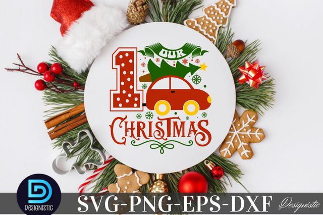 Our first Christmas, Christmas SVG SVG DESIGNISTIC 