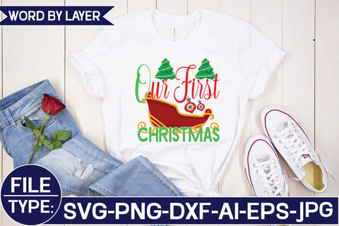 Our First Christmas SVG Cut File SVG Studio Innate 