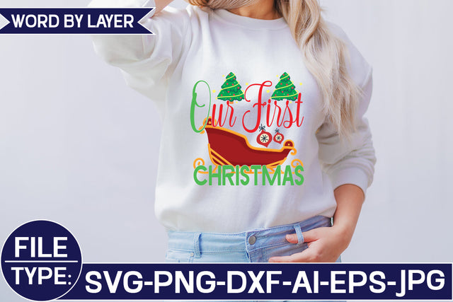 Our First Christmas SVG Cut File SVG Studio Innate 
