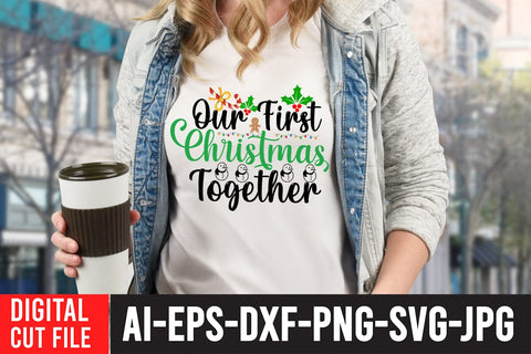 Our First Christmas Together SVG Cut File SVG BlackCatsMedia 