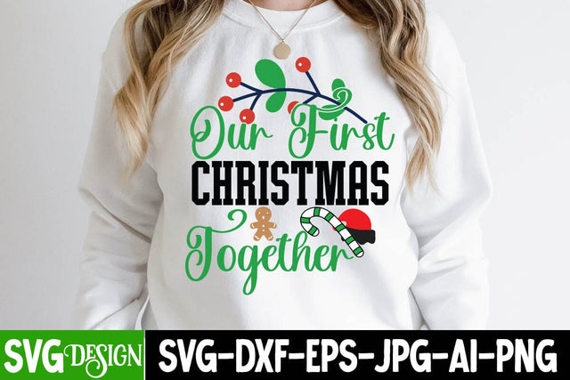Our First Christmas Together SVG Cut File SVG BlackCatsMedia 