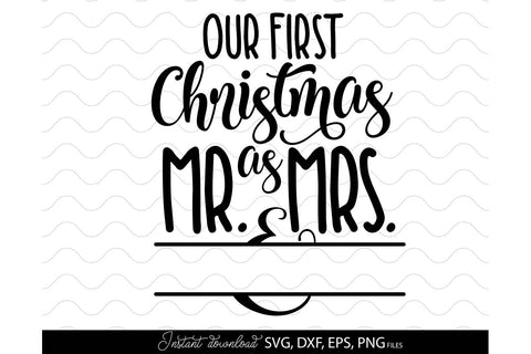 Our First Family Christmas | Christmas Family Sign | Last Name Sign SVG March Design Studio 