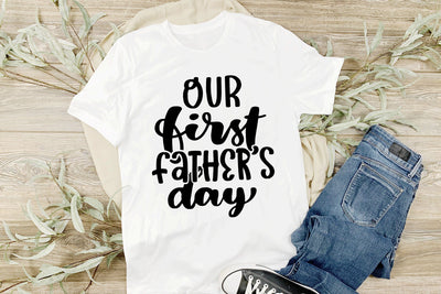 Our First Father's Day SVG SVG dapiyupi store 