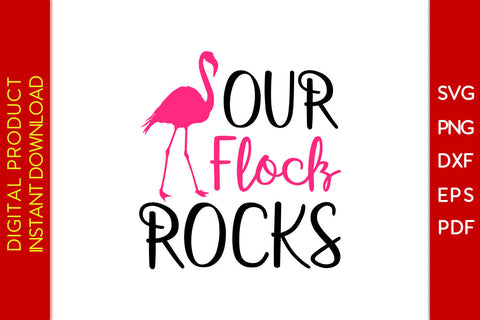 Our Flock Rocks Summer Vacation SVG PNG PDF Cut File SVG Creativedesigntee 