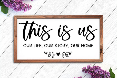 Our Life SVG | Farmhouse Sign SVG SVG B Renee Design 