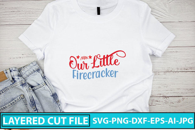 Our Little Firecracker SVG Cut File SVG Syaman 