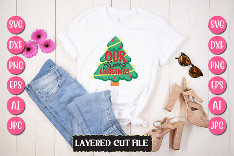 Our Merry Christmas SVG Cut File SVG Newmockups 