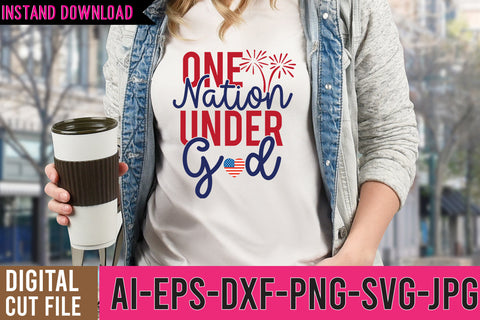 Our National Under God SVG Cut File SVG BlackCatsMedia 