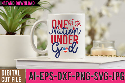 Our National Under God SVG Cut File SVG BlackCatsMedia 