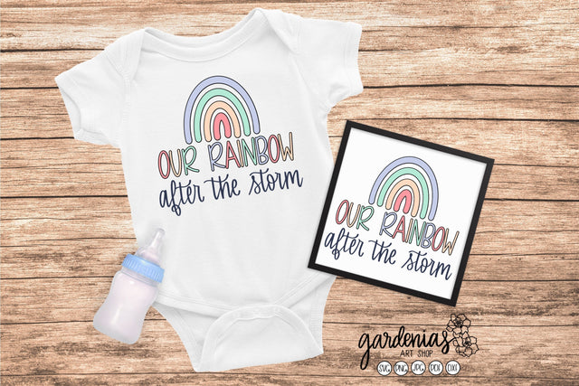 Our Rainbow After The Storm SVG Gardenias Art Shop 