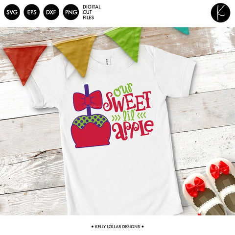 Our Sweet Lil Apple SVG Kelly Lollar Designs 