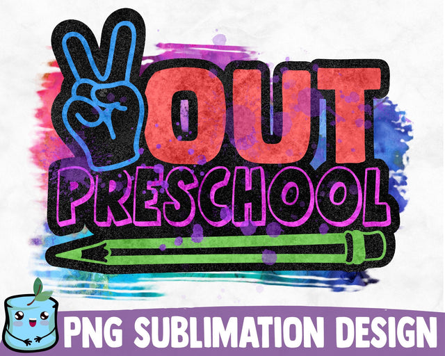 Out Preschool Sublimation Design Sublimation MintyMarshmallows 