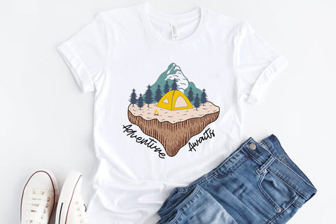 Outdoor Life PNG Sublimation | Adventure Awaits Sublimation CraftLabSVG 