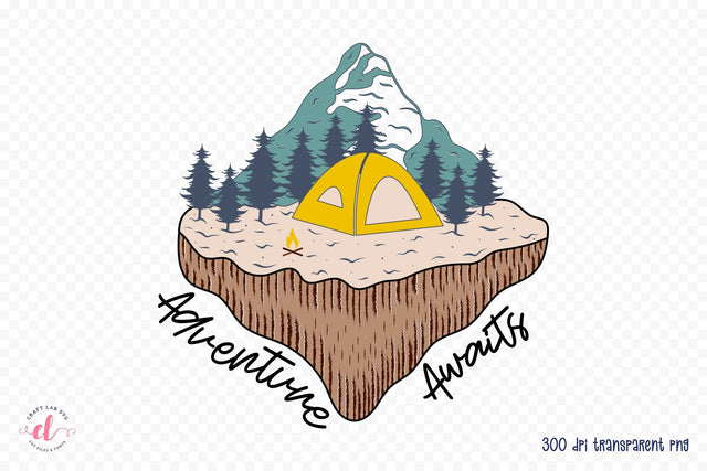 Outdoor Life PNG Sublimation | Adventure Awaits Sublimation CraftLabSVG 