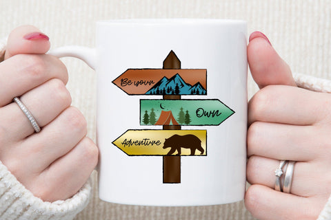 Outdoor Life PNG Sublimation, Be Your Own Adventure Sublimation CraftLabSVG 