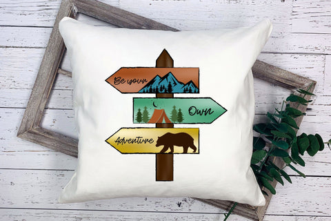 Outdoor Life PNG Sublimation, Be Your Own Adventure Sublimation CraftLabSVG 