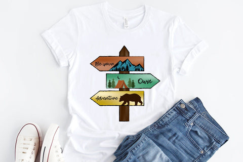 Outdoor Life PNG Sublimation, Be Your Own Adventure Sublimation CraftLabSVG 
