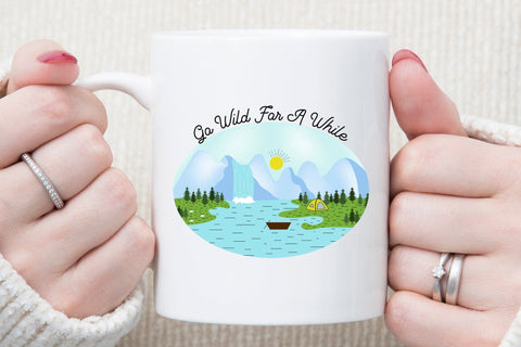 Outdoor Life PNG Sublimation - Go Wild for a While Sublimation CraftLabSVG 