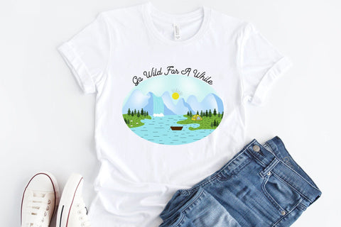 Outdoor Life PNG Sublimation - Go Wild for a While Sublimation CraftLabSVG 