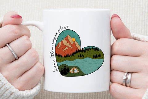 Outdoor Life PNG Sublimation, Lovin This Camping Life Sublimation CraftLabSVG 