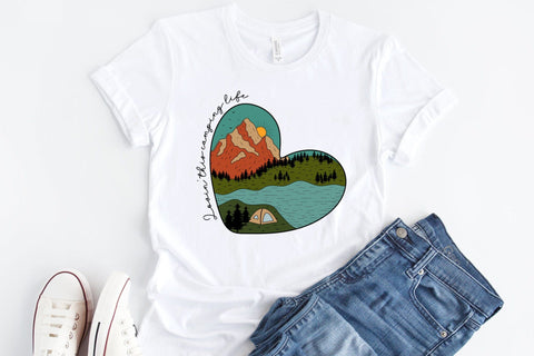 Outdoor Life PNG Sublimation, Lovin This Camping Life Sublimation CraftLabSVG 