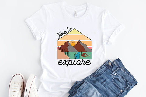 Outdoor Life PNG Sublimation | Time to Explore Sublimation CraftLabSVG 