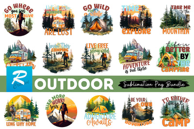 Outdoor Life Sublimation Bundle Sublimation Regulrcrative 