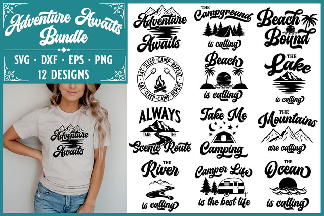 Outdoor Summer SVG Bundle SVG B Renee Design 