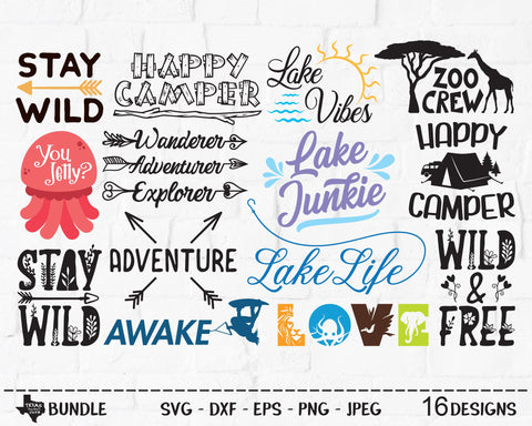 Outdoors Bundle | Outdoor SVG SVG Texas Southern Cuts 