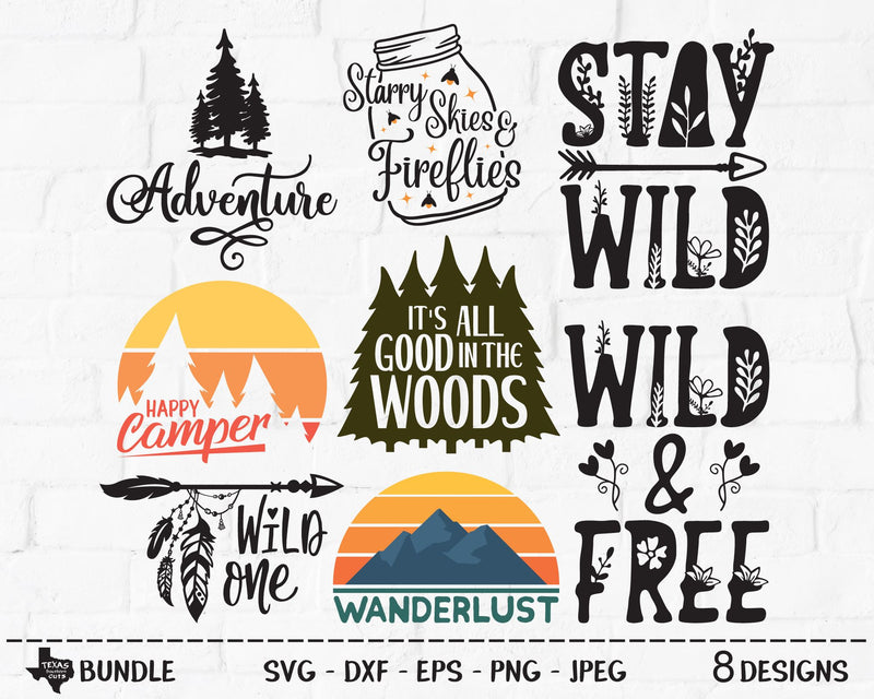Outdoors Bundle | Outdoor SVG SVG Texas Southern Cuts 